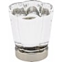 Emtek Forza Glass 1-1/4 Inch Cylindrical Cabinet Knob Satin Nickel