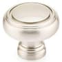 Emtek Norwich 1-1/4 Inch Mushroom Cabinet Knob from the Traditional Collection - 25 Pack Satin Nickel