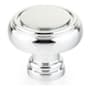 Emtek Norwich 1-1/4 Inch Mushroom Cabinet Knob from the Traditional Collection Polished Chrome