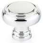 Emtek Norwich 1-5/8 Inch Mushroom Cabinet Knob from the Traditional Collection - 25 Pack Polished Chrome