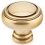 Emtek Norwich 1-5/8 Inch Mushroom Cabinet Knob from the Traditional Collection - 25 Pack French Antique