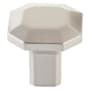 Emtek Riviera 1-1/4 Inch Geometric Cabinet Knob from the Hollywood Regency Collection Satin Nickel