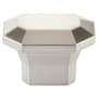 Emtek Riviera 2 Inch Geometric Cabinet Knob from the Hollywood Regency Collection Satin Nickel