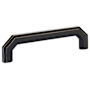 Emtek Riviera 5 Inch Center to Center Handle Cabinet Pull from the Hollywood Regency Collection Oil Rubbed Bronze