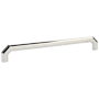 Emtek Riviera 10 Inch Center to Center Handle Cabinet Pull from the Hollywood Regency Collection Polished Nickel