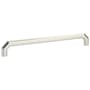 Emtek Riviera 10 Inch Center to Center Handle Cabinet Pull from the Hollywood Regency Collection Satin Nickel