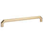 Emtek Riviera 10 Inch Center to Center Handle Cabinet Pull from the Hollywood Regency Collection Satin Brass