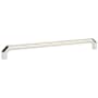 Emtek Riviera 12 Inch Center to Center Handle Cabinet Pull from the Hollywood Regency Collection Polished Nickel