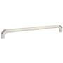 Emtek Riviera 12 Inch Center to Center Handle Cabinet Pull from the Hollywood Regency Collection Satin Nickel