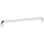 Emtek Riviera 12 Inch Center to Center Handle Cabinet Pull from the Hollywood Regency Collection Polished Chrome