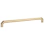 Emtek Riviera 12 Inch Center to Center Handle Cabinet Pull from the Hollywood Regency Collection Satin Brass