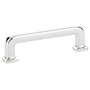 Emtek Westridge 3-1/2 Inch Center to Center Handle Cabinet Pull from the Timeless Classic Collection Polished Chrome