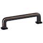 Emtek Westridge 4 Inch Center to Center Handle Cabinet Pull from the Timeless Classic Collection Oil Rubbed Bronze