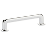 Emtek Westridge 4 Inch Center to Center Handle Cabinet Pull from the Timeless Classic Collection Polished Chrome