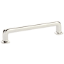 Emtek Westridge 5 Inch Center to Center Handle Cabinet Pull from the Timeless Classic Collection Polished Nickel
