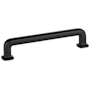 Emtek Westridge 5 Inch Center to Center Handle Cabinet Pull from the Timeless Classic Collection Flat Black