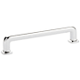 Emtek Westridge 5 Inch Center to Center Handle Cabinet Pull from the Timeless Classic Collection Polished Chrome