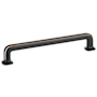 Emtek Westridge 6 Inch Center to Center Handle Cabinet Pull from the Timeless Classic Collection Oil Rubbed Bronze