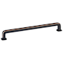 Emtek Westridge 8 Inch Center to Center Handle Cabinet Pull from the Timeless Classic Collection Oil Rubbed Bronze