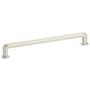 Emtek Westridge 8 Inch Center to Center Handle Cabinet Pull from the Timeless Classic Collection Satin Nickel