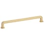 Emtek Westridge 8 Inch Center to Center Handle Cabinet Pull from the Timeless Classic Collection Satin Brass