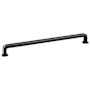 Emtek Westridge 10 Inch Center to Center Handle Cabinet Pull from the Timeless Classic Collection Oil Rubbed Bronze