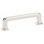 Emtek Westridge 10 Inch Center to Center Handle Cabinet Pull from the Timeless Classic Collection Polished Nickel
