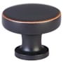 Emtek Paxton 1-1/4 Inch Mushroom Cabinet Knob from the Timeless Classic Collection Oil Rubbed Bronze