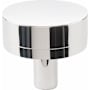 Emtek Smooth 1-1/4 Inch Mushroom Cabinet Knob with Conical Stem from the SELECT Collection Polished Chrome / Polished Chrome Stem