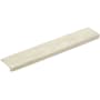 Emtek Rustic Modern 10-1/2 Inch Center to Center Finger Cabinet Pull from the Sandcast Bronze Collection Tumbled White Bronze