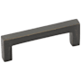 Emtek Rustic Modern 12 Inch Center to Center Handle Cabinet Pull from the Sandcast Bronze Collection Medium Bronze