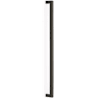 Emtek Rustic Modern 12 Inch Center to Center Appliance Pull from the Sandcast Bronze Collection Medium Bronze