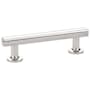 Emtek Freestone 5 Inch Center to Center Bar Cabinet Pull from the Urban Modern Collection Polished Nickel