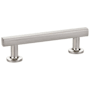 Emtek Freestone 5 Inch Center to Center Bar Cabinet Pull from the Urban Modern Collection Satin Nickel