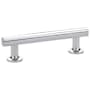Emtek Freestone 5 Inch Center to Center Bar Cabinet Pull from the Urban Modern Collection Polished Chrome