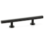 Emtek Freestone 3-1/2 Inch Center to Center Extended Bar Cabinet Pull from the Urban Modern Collection Flat Black