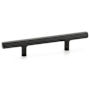 Emtek Mod Hex 3-1/2 Inch Center to Center Extended Bar Cabinet Pull from the Urban Modern Collection Flat Black