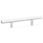 Emtek Mod Hex 3-1/2 Inch Center to Center Extended Bar Cabinet Pull from the Urban Modern Collection Polished Chrome