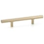 Emtek Mod Hex 3-1/2 Inch Center to Center Extended Bar Cabinet Pull from the Urban Modern Collection Satin Brass