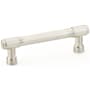 Emtek Jasper 3-1/2 Inch Center to Center Bar Cabinet Pull from the Industrial Modern Collection Satin Nickel