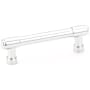 Emtek Jasper 3-1/2 Inch Center to Center Bar Cabinet Pull from the Industrial Modern Collection Polished Chrome