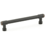 Emtek Jasper 5 Inch Center to Center Bar Cabinet Pull from the Industrial Modern Collection Oil Rubbed Bronze