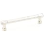 Emtek Jasper 5 Inch Center to Center Bar Cabinet Pull from the Industrial Modern Collection Polished Nickel