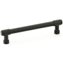 Emtek Jasper 5 Inch Center to Center Bar Cabinet Pull from the Industrial Modern Collection Flat Black