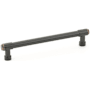 Emtek Jasper 6 Inch Center to Center Bar Cabinet Pull from the Industrial Modern Collection Oil Rubbed Bronze