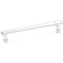 Emtek Jasper 6 Inch Center to Center Bar Cabinet Pull from the Industrial Modern Collection Polished Chrome