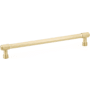 Emtek Jasper 8 Inch Center to Center Bar Cabinet Pull from the Industrial Modern Collection Satin Brass