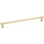 Emtek Jasper 10 Inch Center to Center Bar Cabinet Pull from the Industrial Modern Collection Satin Brass