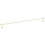 Emtek Jasper 12 Inch Center to Center Bar Cabinet Pull from the Industrial Modern Collection Polished Nickel