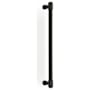 Emtek Jasper 18 Inch Center to Center Bar Appliance Pull from the Industrial Modern Collection Flat Black